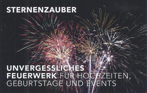 Sternenzauber | Hochzeitsfeuerwerke, Feuerwerk · Lasershow Reutlingen, Logo