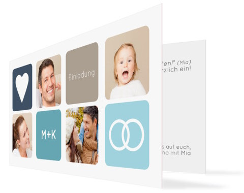 Hochzeitseinladungen von familiensache.com, Hochzeitskarten Metzingen, Kontaktbild