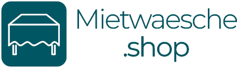 Mietwaesche.shop - Hussen, Tischdecken & mehr, Brautstrauß · Deko · Hussen Tübingen, Reutlingen, Logo