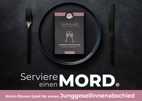 Ein Krimi-Dinner-Spiel für den Junggesellinnenabschied, JunggesellInnenabschied Tübingen, Reutlingen, Kontaktbild