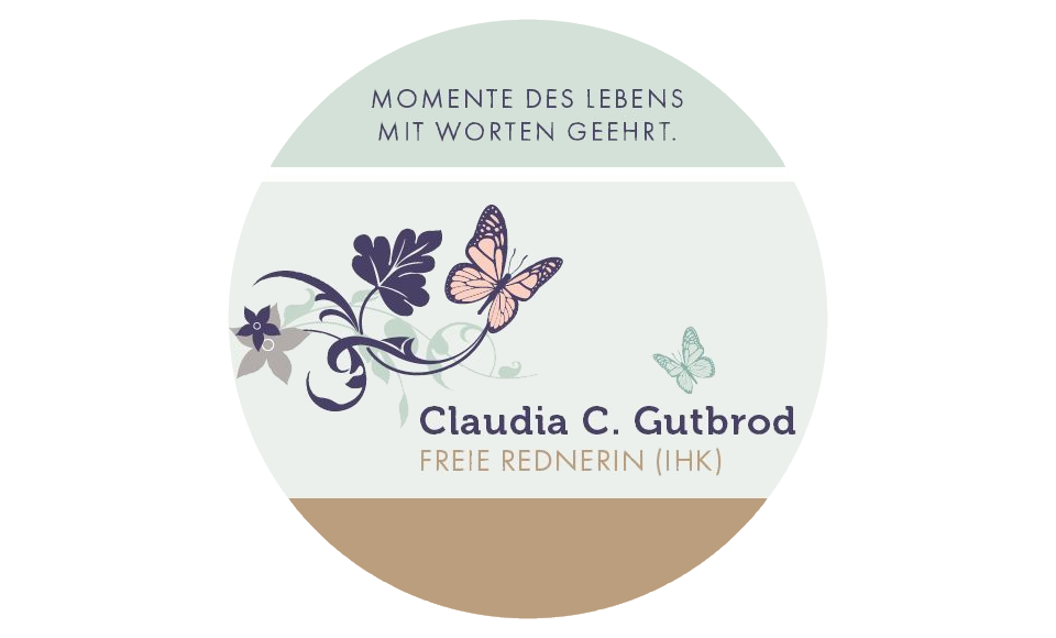 Claudia C. Gutbrod - Freie Rednerin (IHK), Trauredner Lichtenstein, Logo