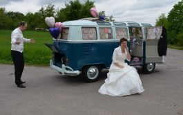 Alten VW Bulli Bus als Hochzeitsauto mieten Bild 1